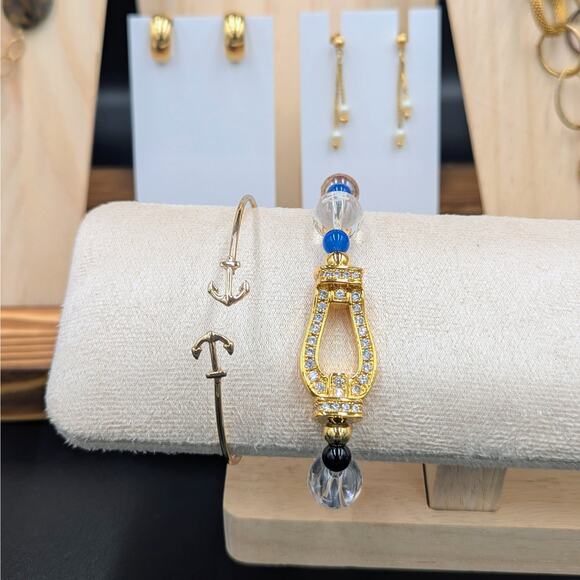 10 pc Designer & Vintage Jewelry Lot – Laura Tanner, French Connection, Monet - Picture 3 of 10